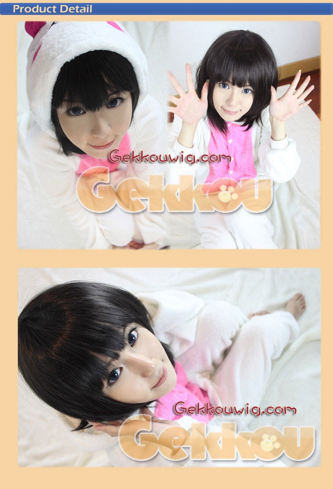  Black Straight Wig