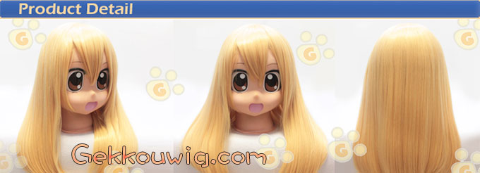  Gold Straight Wig
