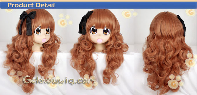  Brown Curly Wig