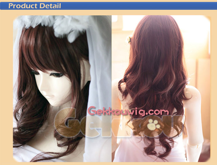 Brown Curly Wig