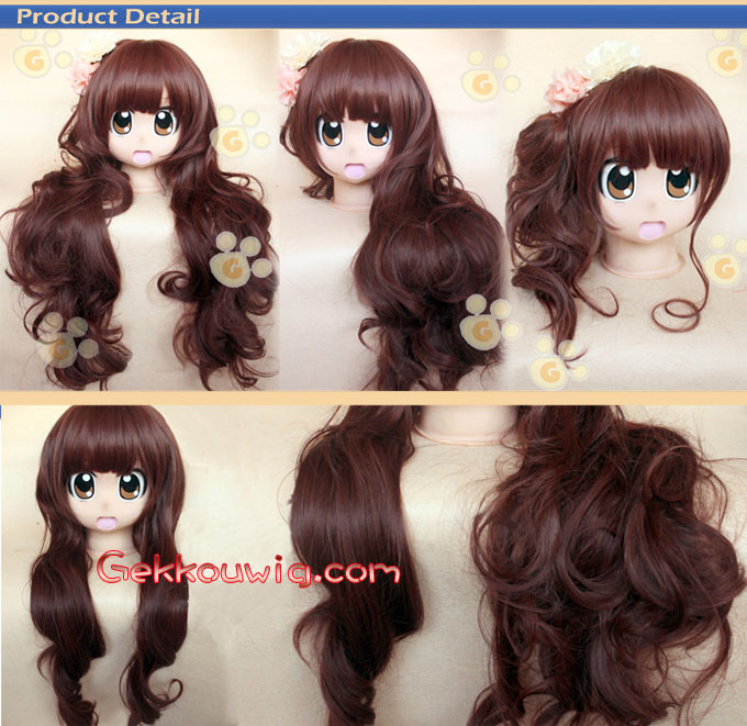 Cosplay  Red Curly Wig