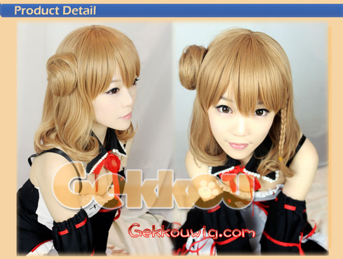 Amnesia Cosplay Heroine Gold Special Style Wig