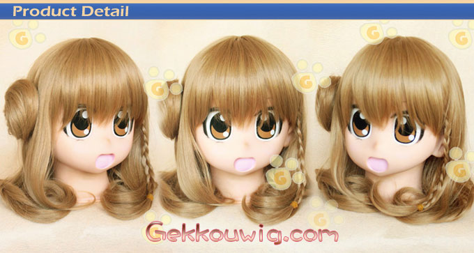 Amnesia Cosplay Heroine Gold Special Style Wig