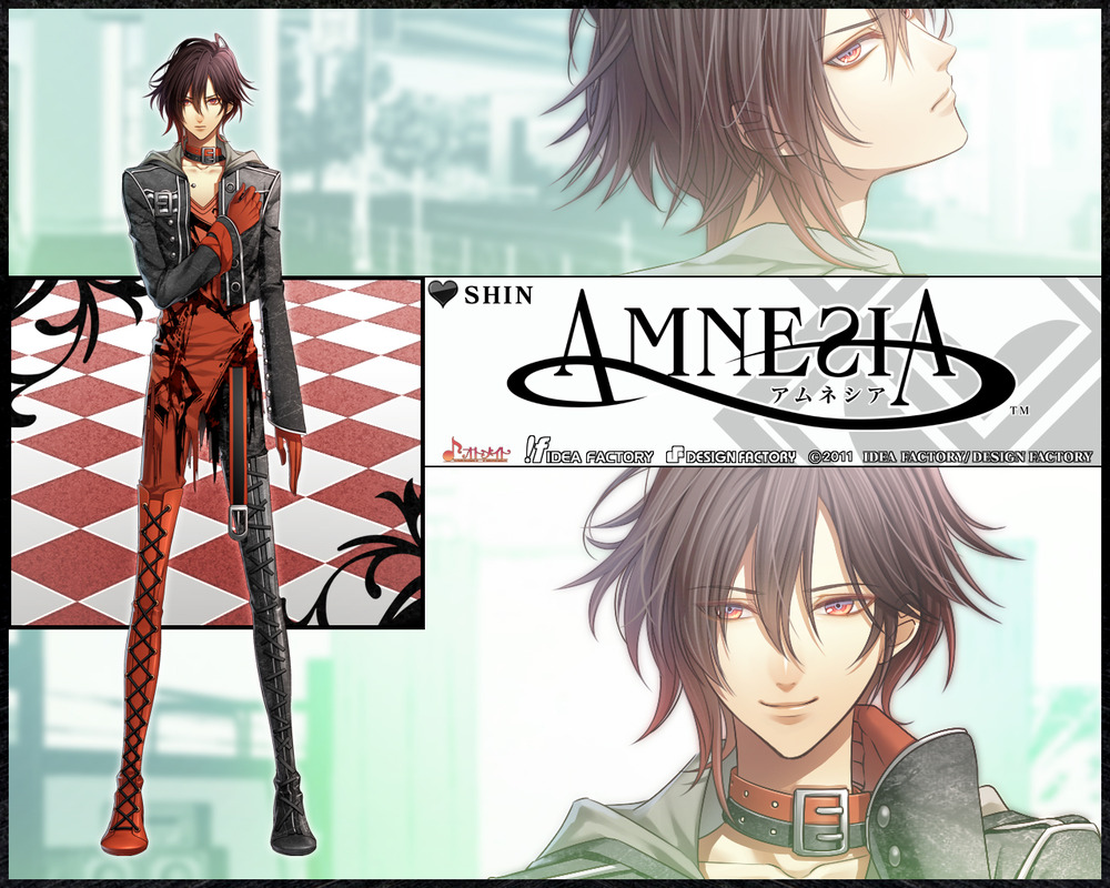 Amnesia Cosplay Shin Brown Curly Wig