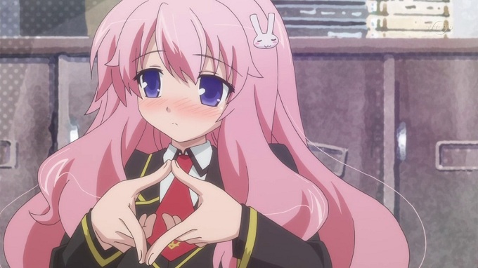 Baka and Test Summon the Beasts Cosplay Himeji Mizuki Red Straight Wig