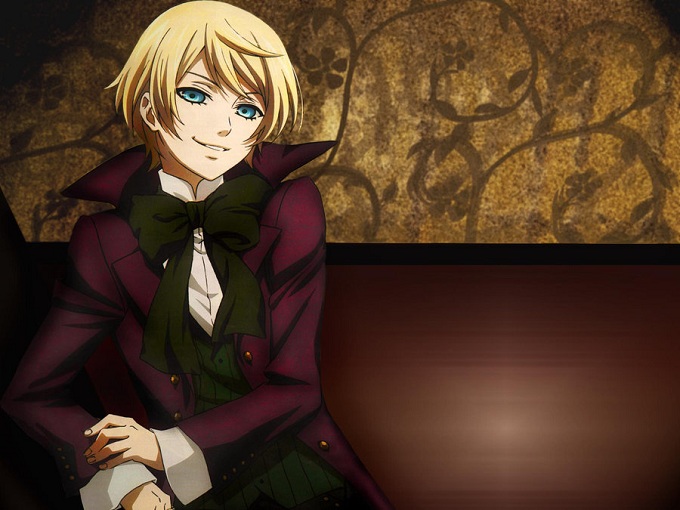 Black Butler Cosplay Alois Trancy Gold Straight Wig
