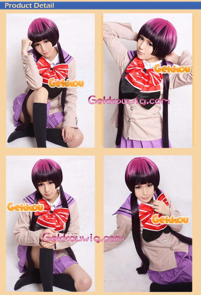 Blue Exorcist Cosplay Izumo Kamiki Purple Ponytail Wig