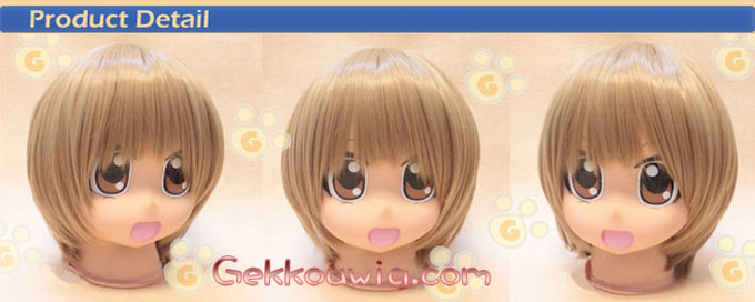 Gintama Cosplay Sougo Okita Gold Straight Wig