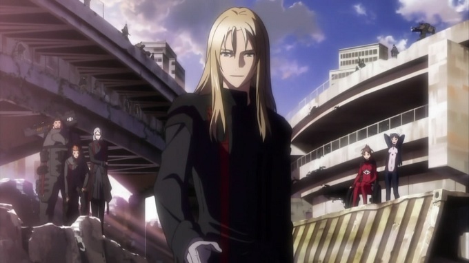 Guilty Crown Cosplay Gai Tsutsugami Gold Straight Wig