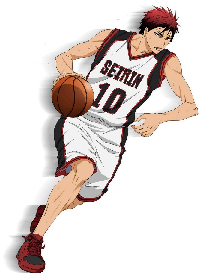 Kuroko's Basketball Cosplay Taiga Kagami Red Straight Wig