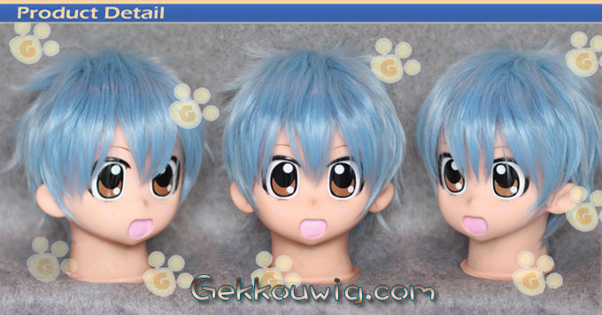 Kuroko's Basketball Cosplay Tetsuya Kuroko Blue Curly Wig