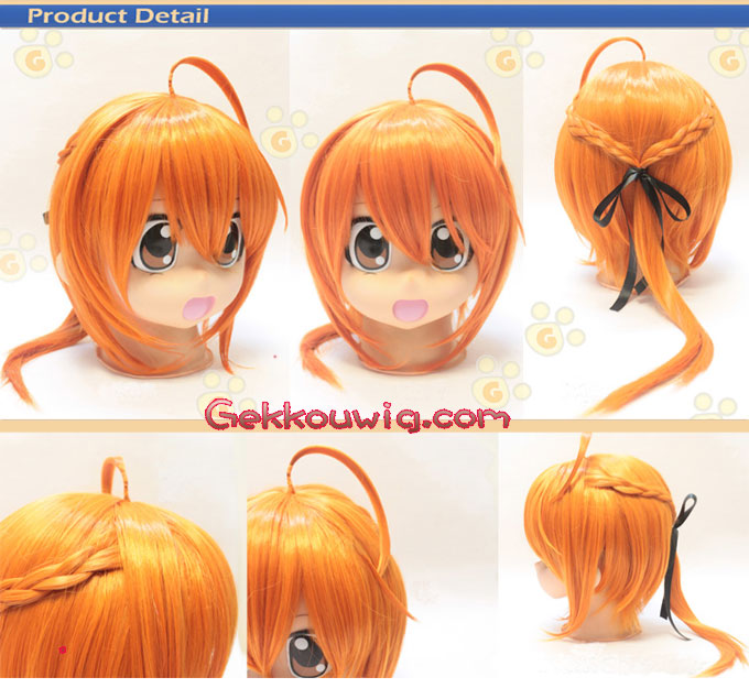Mayo Chiki! Cosplay Subaru Konoe Orange Ponytail Wig