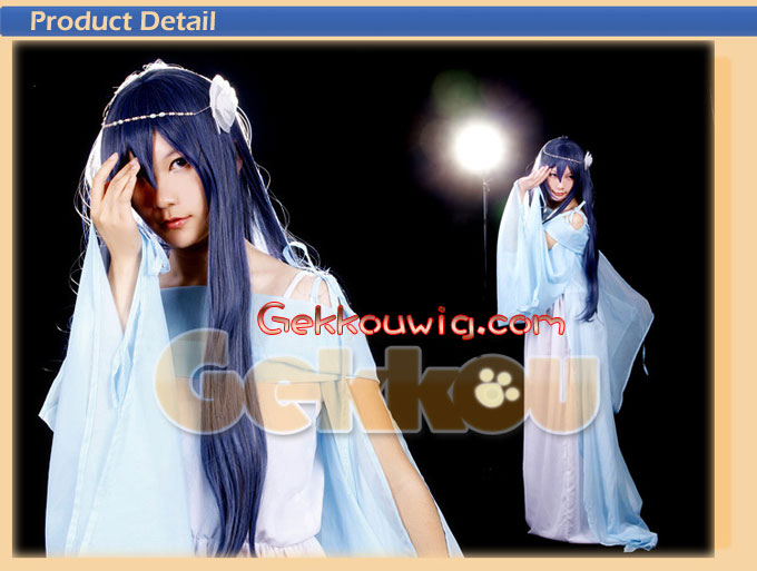 NO.6 Cosplay Nezumi Female Blue Straight Wig