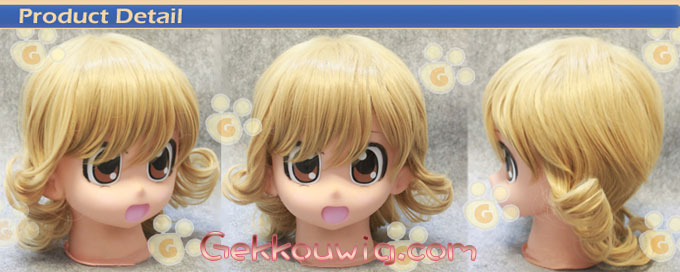 Tiger & Bunny Cosplay Barnaby Brooks Jr Gold Curly Wig
