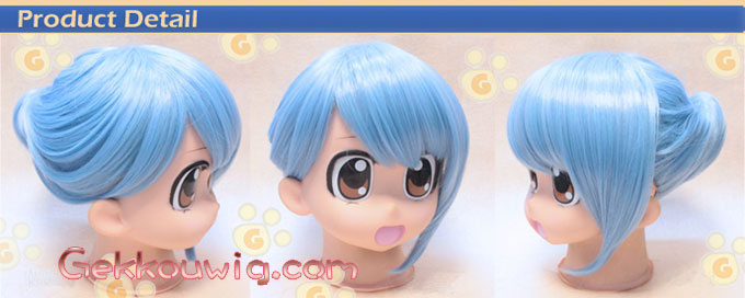 Tiger & Bunny Cosplay Blue Rose Blue Ponytail Wig
