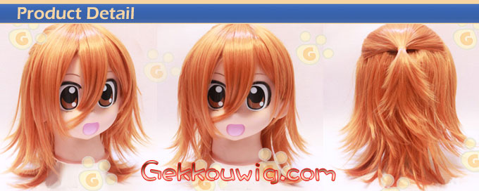 Uta no Prince-sama Cosplay Ren Jinguuji Orange Straight Wig