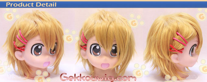 Uta no Prince-sama Cosplay Shou Kurusu Gold Straight Wig