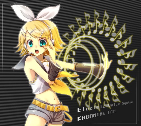 vocaloid Cosplay Kagamine Rin Gold Curly Wig