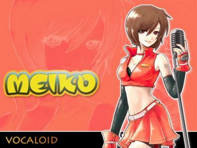 Vocaloid Cosplay Meiko Brown Straight Wig